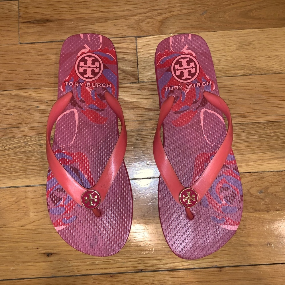 Tory Burch printed thin flip-flop